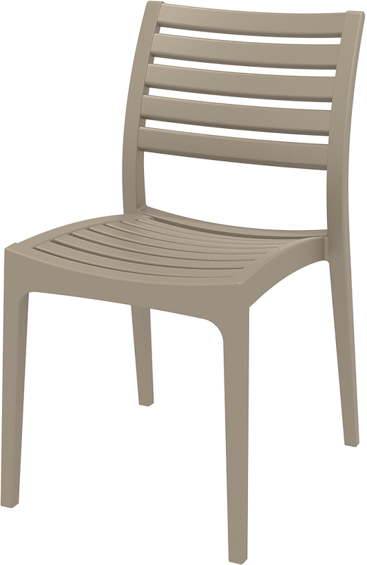 Siesta Ares Chaise de jardin empilable Taupe (par 2 pièces)