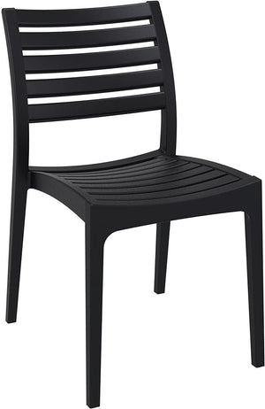 Siesta Ares Chaise de jardin empilable noir (par 2 unités) Siesta Ares Chaise de jardin empilable noir (par 2 unités)