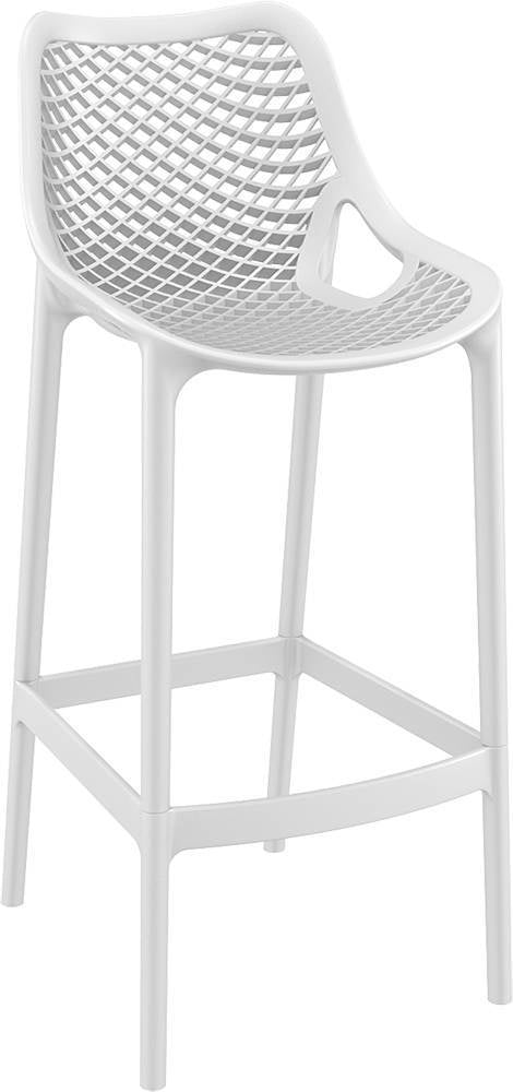 Baratti Hava Tabouret de bar 75 cm blanc (par 4 pièces)