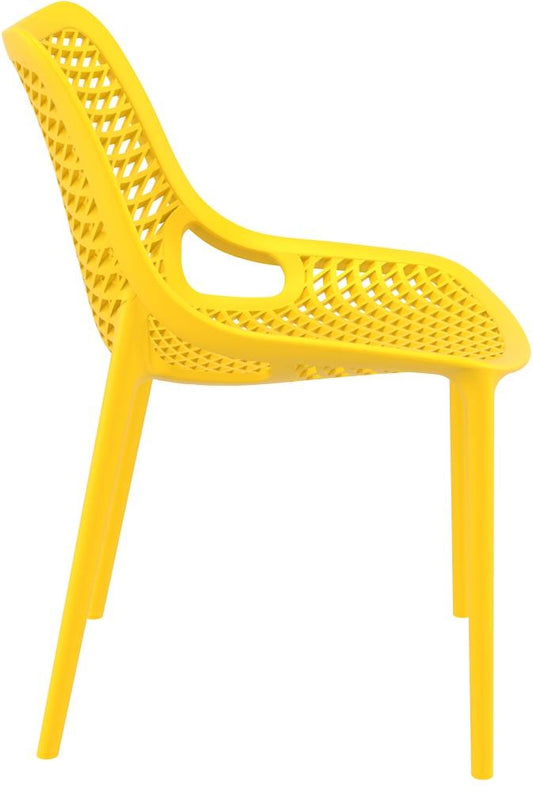 Baratti Hava Chaise de jardin empilable jaune (par 2 unités)