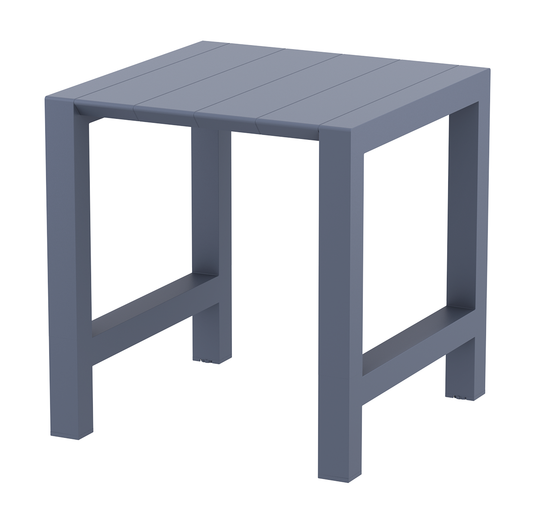 Siesta Vegas Table de bar extensible 100/140 cm Gris foncé