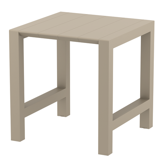 Siesta Vegas Table de bar extensible 100/140 cm Taupe
