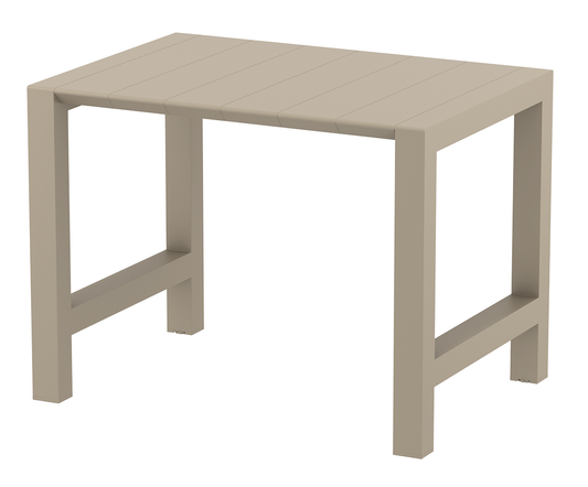 Siesta Vegas Table de bar extensible 100/140 cm Taupe