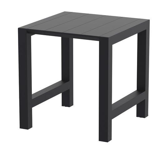 Siesta Vegas Table de bar extensible 100/140 cm Noir