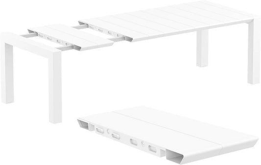Siesta Vegas Table de jardin extensible Medium 180/220 cm Blanc