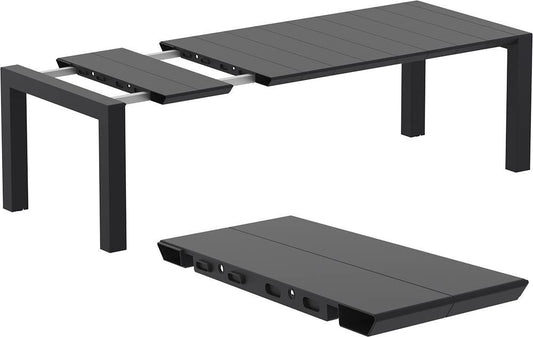 Siesta Vegas Table de jardin extensible Medium 180/220 cm Noir
