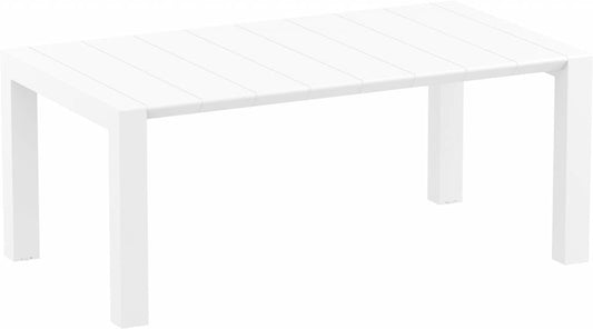 Siesta Vegas Table de jardin extensible Medium 180/220 cm Blanc