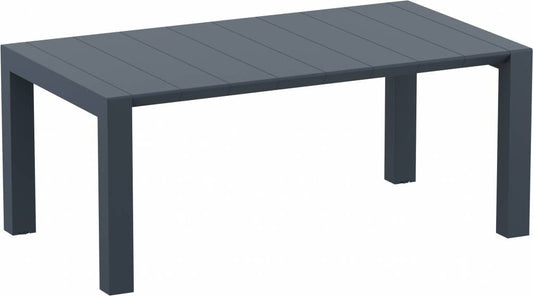 Siesta Vegas Table de jardin extensible Medium 180/220 cm Gris foncé