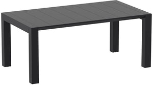 Siesta Vegas Table de jardin extensible Medium 180/220 cm Noir Siesta Vegas Table de jardin extensible Medium 180/220 cm Noir