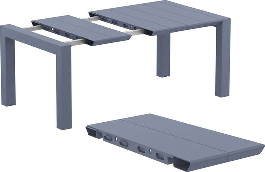 Siesta Vegas Table de jardin extensible Small 100/140 cm Gris foncé
