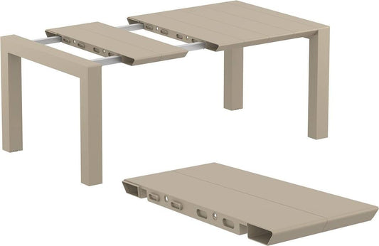 Siesta Vegas Table de jardin extensible Small 100/140 cm Taupe