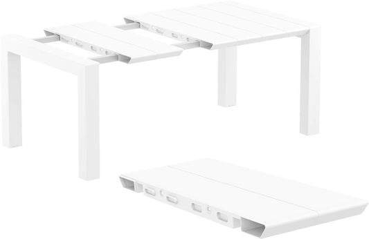 Siesta Vegas Table de jardin extensible Small 100/140 cm Blanc
