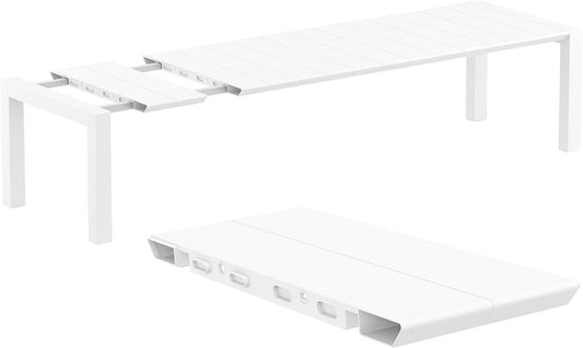 Siesta Vegas Table de jardin extensible Xl 260/300 cm Blanc