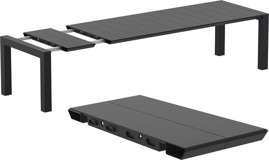 Siesta Vegas Table de jardin extensible Xl 260/300 cm Noir
