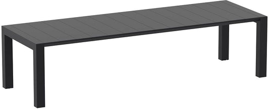 Siesta Vegas Table de jardin extensible Xl 260/300 cm Noir