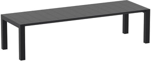 Siesta Vegas Table de jardin extensible Xl 260/300 cm Noir Siesta Vegas Table de jardin extensible Xl 260/300 cm Noir