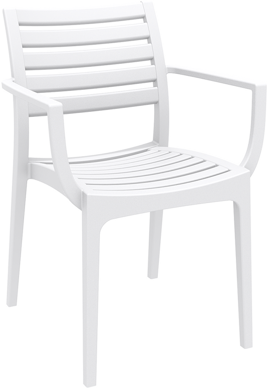 Siesta Artemis Chaise de jardin empilable blanc (par 2 unités)