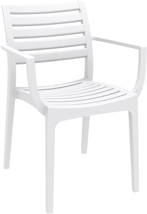 Siesta Artemis Chaise de jardin empilable blanc (par 2 unités) Siesta Artemis Chaise de jardin empilable blanc (par 2 unités)