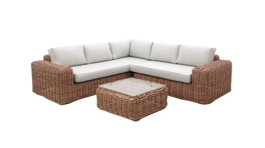 The Outsider Charlotte Corner Lounge Set Wicker
