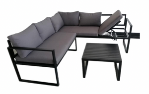 The Outsider Isabella Corner Lounge Set Aluminium The Outsider Isabella Corner Lounge Set Aluminium