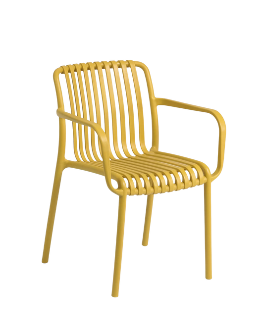 The Outsider Chaise de jardin empilable Archie Jaune