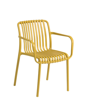 The Outsider Chaise de jardin empilable Archie Jaune The Outsider Chaise de jardin empilable Archie Jaune