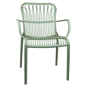 The Outsider Rattie Chaise de jardin empilable Vert Menthe The Outsider Rattie Chaise de jardin empilable Vert Menthe