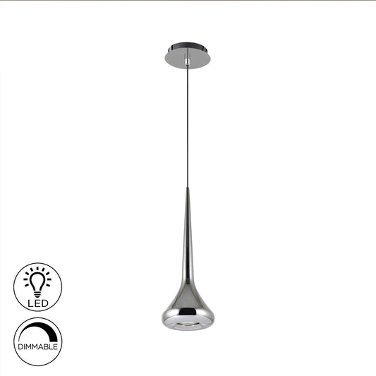 LAMPE 1L AXEL CHROME