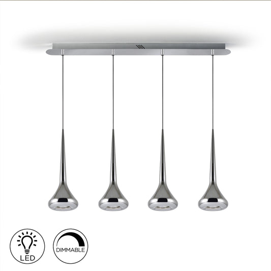 LAMPE 4L AXEL CHROME