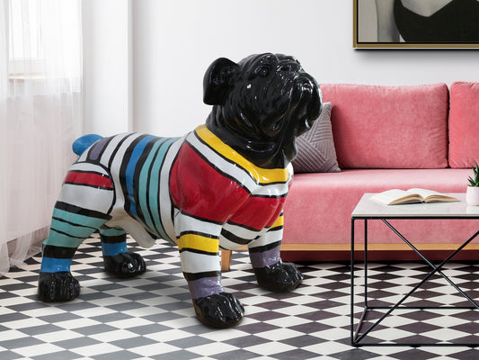 FIGURE GR BULLDOG DÉCO RAIES