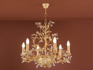 LAMPE VERDI 6L IVOIRE ET OR LAMPE VERDI 6L IVOIRE ET OR