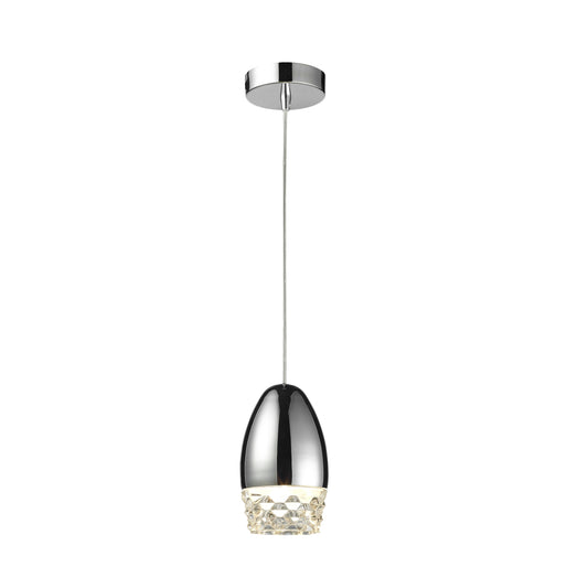 LAMPE 1L ALESSA CHROME Ø11
