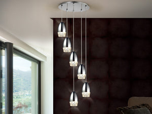 LAMPE 6L ALESSA CHROME Ø38 LAMPE 6L ALESSA CHROME Ø38