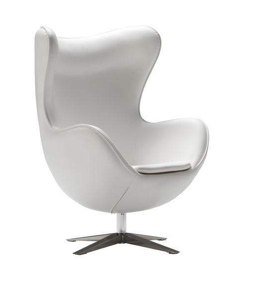 FAUTEUIL EGG EN BLANC