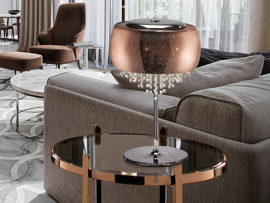 LAMPE TABLE CAELUM CUIVRE 3 G9