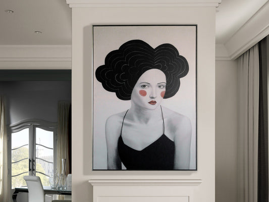 TOILE IMPRIMÉE RUBOR 100x140