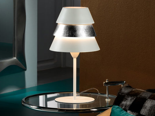 LAMPE TABLE ISIS 1L BLAN /ARG