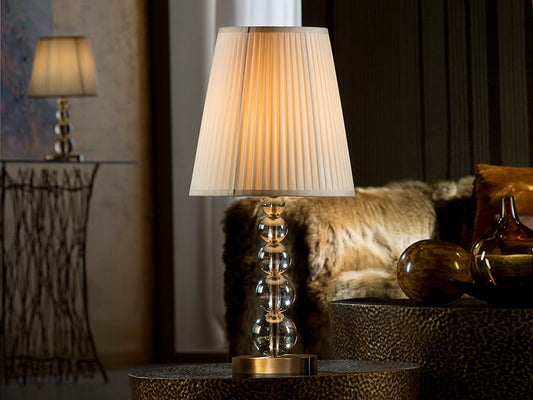 LAMPE TABLE MERCURY CHAMPAGNE