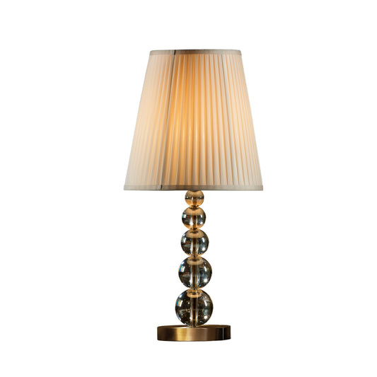 LAMPE TABLE MERCURY CHAMPAGNE