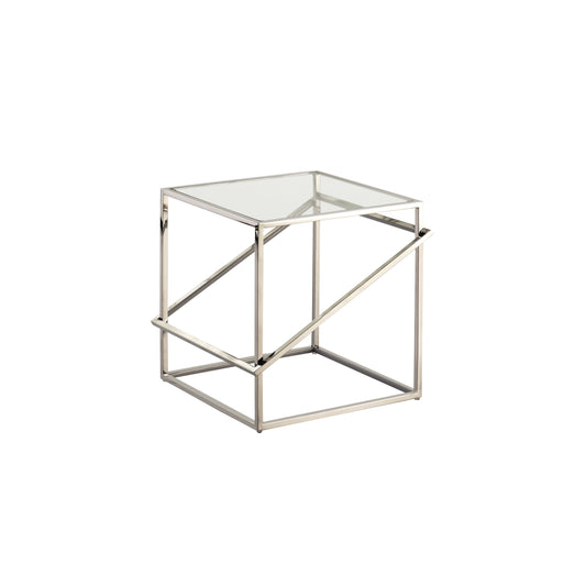 TABLE NUIT MOONLIGHT INOX LED