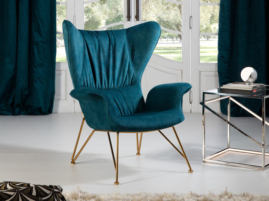 FAUTEUIL SACHA BLEU