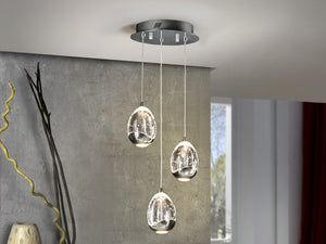LAMPE Ø25 ROCIO 3LED CHROME LAMPE Ø25 ROCIO 3LED CHROME