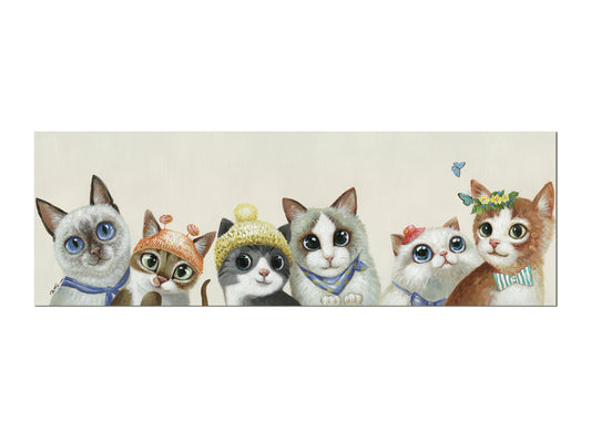 ACRYLIQUE MIAU 150x50