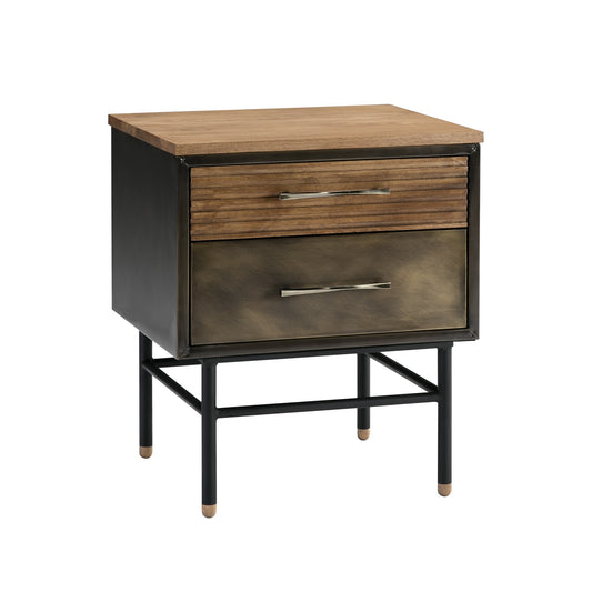 TABLE DE NUIT DRESDE 2 TIROIRS