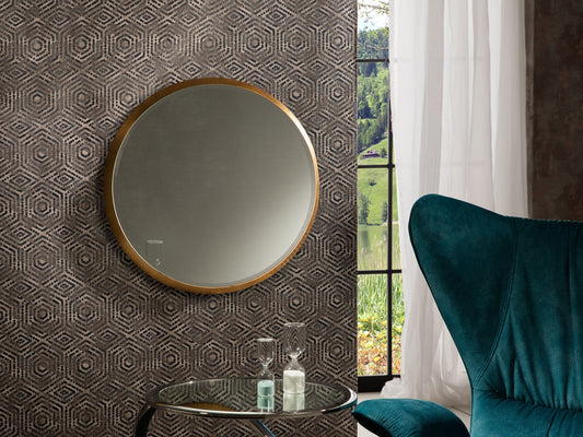 MIROIR ARIES ROND 54Ø OR