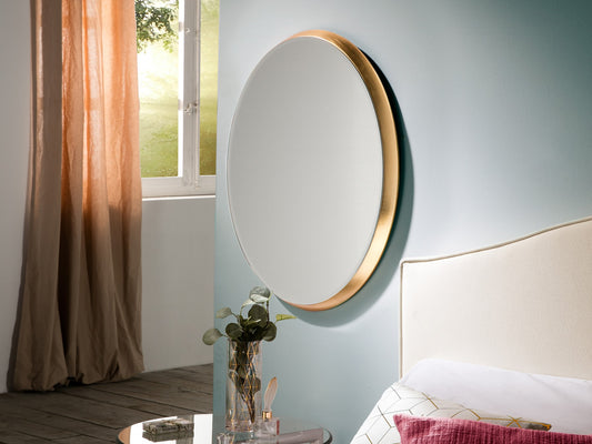 MIROIR ARIES OVAL 54X64 OR