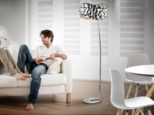 LAMPADAIRE 5L NARISA CHROME