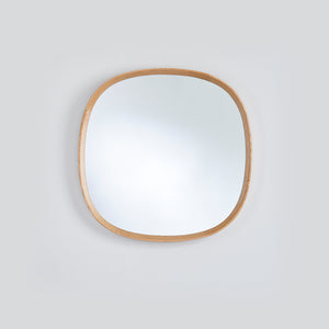 Miroir SOLID SQUARE Modern Rond Bois 65 x 65 cm Miroir SOLID SQUARE Modern Rond Bois 65 x 65 cm