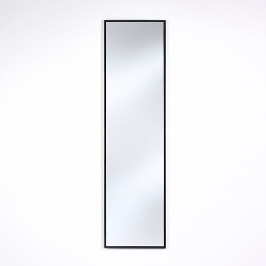 Miroir encadré Lina Black Hall Rectangle Noir 40 X 135