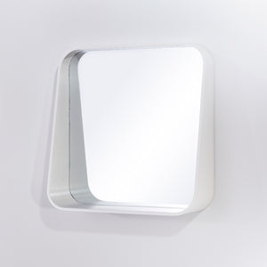 Miroir encadré Rack White Carré Blanc 52 X 52 cm Miroir encadré Rack White Carré Blanc 52 X 52 cm